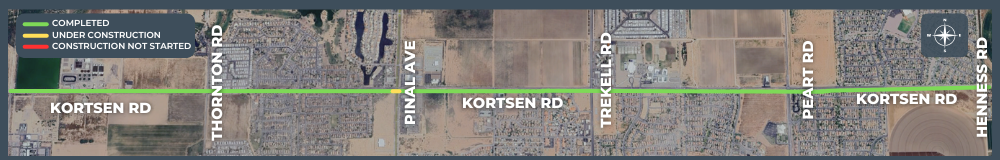 Kortsen Sewer Project Map